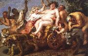 VOS, Cornelis de The Triumph of Bacchus wet oil painting on canvas